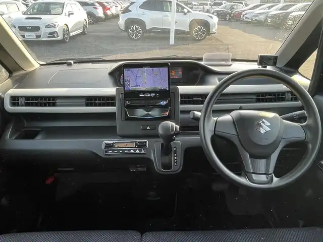 スズキ ワゴンＲ HYBRID FX 香川県 2018(平30)年 6.2万km ブルーイッシュブラックパール3 禁煙車/社外SDナビ【AV1C-RZ501】/(Bluetooth/DVD/FM/AM)/フルセグTV/バックカメラ/ヘッドアップディスプレイ/シートヒーター/LEDライト/オートライト/純正/ドライブレコーダー/ETC/アイドリングストップ/レーンキープアシスト/横滑り防止システム/衝突軽減システム/取扱説明書/スマートキー