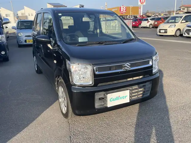 スズキ ワゴンＲ HYBRID FX 香川県 2018(平30)年 6.2万km ブルーイッシュブラックパール3 禁煙車/社外SDナビ【AV1C-RZ501】/(Bluetooth/DVD/FM/AM)/フルセグTV/バックカメラ/ヘッドアップディスプレイ/シートヒーター/LEDライト/オートライト/純正/ドライブレコーダー/ETC/アイドリングストップ/レーンキープアシスト/横滑り防止システム/衝突軽減システム/取扱説明書/スマートキー