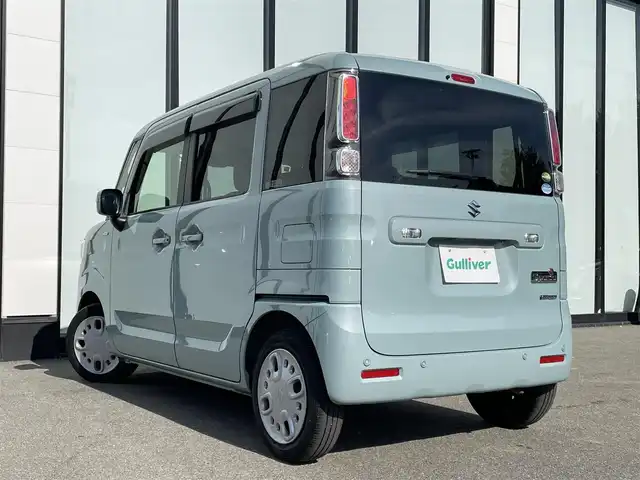 スズキ スペーシア HYBRID X 大阪府 2020(令2)年 2.5万km オフブルーM 社外メモリ－ナビ（strada）　/フルセグTV/CD/DVD/Bluetooth　/両側電動パワースライドドア　/追従型クルーズコントロール　/シートヒーター/ビルトインETC　/前後ドライブレコーダー　/純正フロアマット　/後方コーナーセンサー　