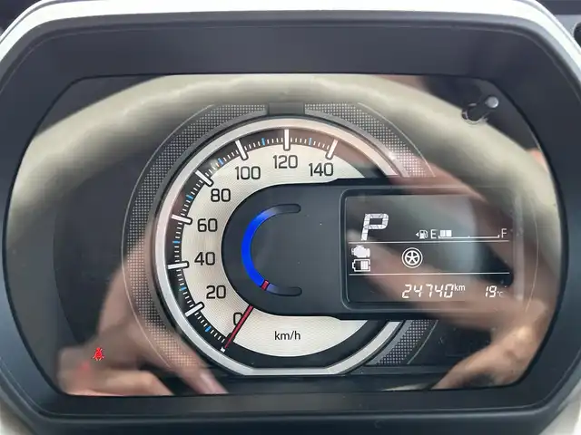 スズキ スペーシア HYBRID X 大阪府 2020(令2)年 2.5万km オフブルーM 社外メモリ－ナビ（strada）　/フルセグTV/CD/DVD/Bluetooth　/両側電動パワースライドドア　/追従型クルーズコントロール　/シートヒーター/ビルトインETC　/前後ドライブレコーダー　/純正フロアマット　/後方コーナーセンサー　