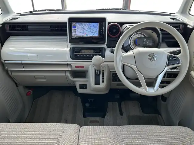 スズキ スペーシア HYBRID X 大阪府 2020(令2)年 2.5万km オフブルーM 社外メモリ－ナビ（strada）　/フルセグTV/CD/DVD/Bluetooth　/両側電動パワースライドドア　/追従型クルーズコントロール　/シートヒーター/ビルトインETC　/前後ドライブレコーダー　/純正フロアマット　/後方コーナーセンサー　