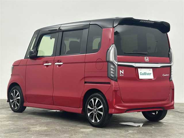 ホンダ Ｎ ＢＯＸ カスタム G L ホンダセンシング 群馬県 2020(令2)年 6.1万km ミラノレッド 純正ナビ　バックカメラ　両側パワースライドドア　衝突軽減　レーンアシスト　横滑り防止　アダプティブクルーズコントロール　シートヒーター　ステアリングスイッチ　スマートキー プッシュスタート　禁煙車