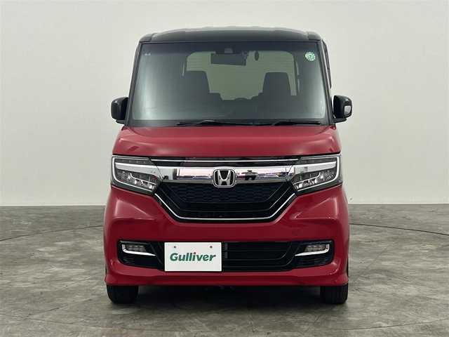 ホンダ Ｎ ＢＯＸ カスタム G L ホンダセンシング 群馬県 2020(令2)年 6.1万km ミラノレッド 純正ナビ　バックカメラ　両側パワースライドドア　衝突軽減　レーンアシスト　横滑り防止　アダプティブクルーズコントロール　シートヒーター　ステアリングスイッチ　スマートキー プッシュスタート　禁煙車
