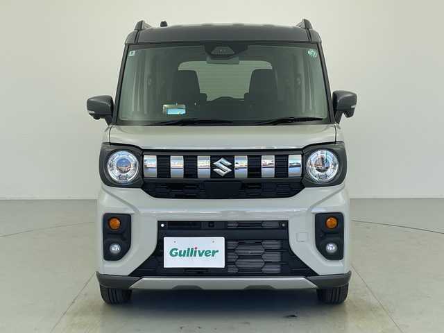 スズキ スペーシア ギア HYBRID XZ 愛知県 2024(令6)年 0.1万km ベージュⅡ 純正ナビ/・Bluetooth/・フルセグテレビ/・USB/HDMI/全方位モニター/シートヒーター/ステアリングヒーター/衝突軽減ブレーキ/レーンキープアシスト/オートマチックハイビーム/前後コーナーセンサー/レーダークルーズコントロール/スマートキー/LEDヘッドライト