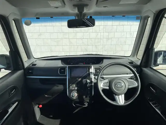 ダイハツ タント カスタム RS トップED SAⅡ 愛知県 2015(平27)年 8.4万km パールホワイトⅢ ・純正HDDナビ/・フルセグテレビ/・CD/DVD再生機能/・ミュージックサーバー（HDD録音機能）/・Bluetooth接続機能/・ベンチシート/・両側電動スライドドア/・純正フロアマット/・純正15インチアルミホイール/・純正LEDヘッドライト/・オートライト/・衝突軽減ブレーキ/・レーンキープアシスト/・誤発進抑制機能/・スマートキー/・プッシュスタート/・オートエアコン