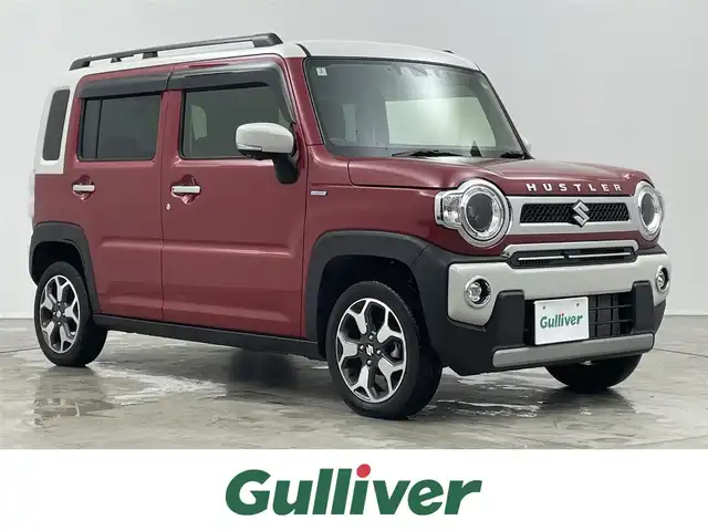 スズキ ハスラー Jスタイル Ⅱ 埼玉県 2024(令6)年 1万km フェニックスレッドパール/ソフトベージュメタリック 純正９インチナビ　全方位モニター　ビルトインＥＴＣ　前後ドライブレコーダー　セーフティサポート　アダプティブクルーズコントロール　シートヒーター　ステアリングスイッチ　オートライト　ＬＥＤライト　ＴＶ