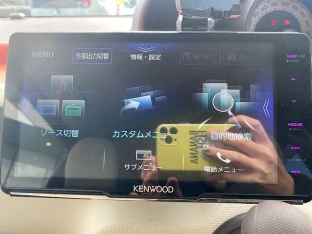 トヨタ スペイド F 兵庫県 2013(平25)年 7.5万km スーパーレッドⅤ 社外9インチフローティングナビ/（AM/FM/BT）/フルセグテレビ/バックカメラ/前後ドライブレコーダー/ドアバイザー/プッシュスタート/片側パワースライドドア/ETC/HIDヘッドライト/モデリスタエアロ/モデリスタマフラー/TANABE車高調