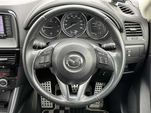 マツダ ＣＸ－５ XD Lパッケージ 道央・札幌 2014(平26)年 10.5万km ジェットブラックマイカ ４WD/ワンオーナー/BOSEプレミアムサウンドシステム/純正ディーラーOPナビ/CD/DVD/BT/フルセグ/トランクションコントロールシステム/クルーズコントロール/レーンキープアシスト/リアビークルモニタリングシステム/AFS/バック/サイドカメラ/ビルトインETC/自動防眩ミラー/アイドリングストップ/D席パワーシート/前席シートヒーター/レザーシート/革巻きステアリング/ステアリングリモコン/MTモード付AT/レーダー探知機/プッシュスタート/スマートキー/HIDヘッドライト/オートライト/オートハイビーム/フォグランプ/電動格納ミラー/ウィンカーミラー/純正フロアマット/ドアバイザー/スペアキー/純正エンジンスターター