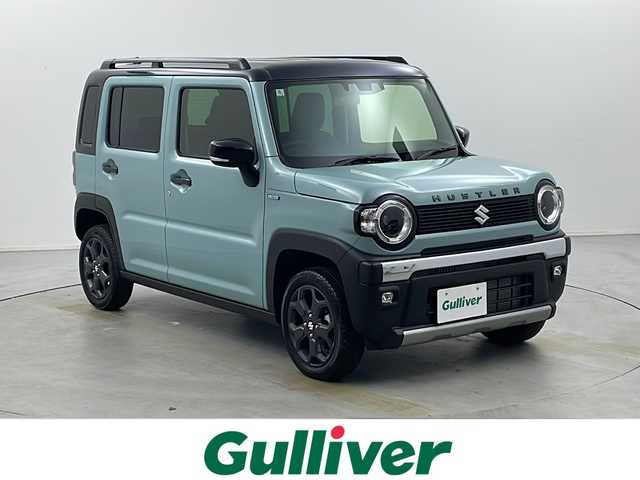 スズキ ハスラー タフワイルド 栃木県 2024(令6)年 0.1千km オフブルーメタリック/ブラック 2トーン スズキセーフティサポート/・デュアルセンサーブレーキサポートII/・誤発進抑制機能/・車線逸脱抑制機能/・車線逸脱警報機能/・ふらつき警報機能/・低速時ブレーキサポート/・発進お知らせ機能/・標識認識機能/・ハイビームアシスト/シートヒーター/レーダークルーズコントロール/コーナーセンサー/アイドリングストップ/USB給電/オートライト/LEDヘッドライト/フォグライト/スマートキー/プッシュスタート/ルーフレール/タフワイルド専用グリル