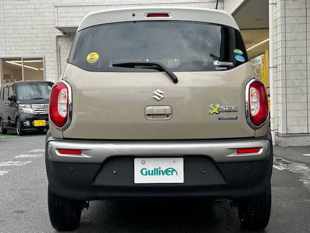 スズキ クロスビー HYBRID MZ 東京都 2020(令2)年 5.4万km キャラバンアイボリーパールメタリック/ホワイト 2トーンルーフ ワンオーナー/セーフティサポート(予防安全技術)/4WD/走行モード(スポーツ/スノー)/純正SDナビ(フルセグTV)/Bluetooth AM FM CD DVD/全方位モニター/クルーズコントロール/デュアルセンサーブレーキサポート/誤発進抑制機能/レーンアシスト/ふらつき警報機能/リアパーキングセンサー/LEDヘッドランプ/オートライト/スマートキー/スペアキー×1/保証書＆取扱説明書