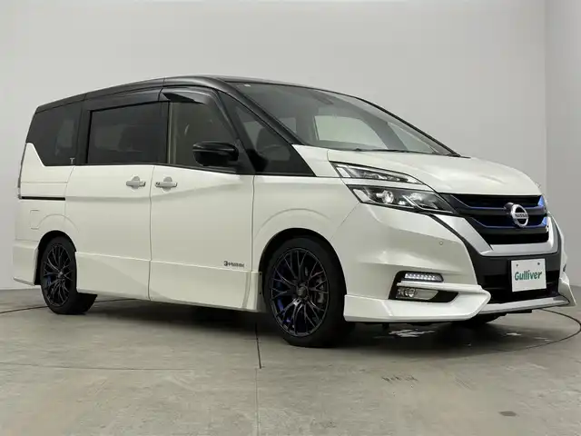 日産 セレナ e－パワー ハイウェイスター V 愛知県 2019(令1)年 2.9万km ブリリアントホワイトパール 2トーン 禁煙車/ワンオーナー/アラウンドビューモニター/フリップダウンモニター/プロパイロット/両側パワースライドドア/エマージェンシーブレーキ/横滑り防止装置/クルーズコントロール/ALPINEナビ/・フルセグTV/・Bluetooth/・DVD/CD/・AM/FM/・USB/・SD/ドライブレコーダー/3列シート/フロアマット/WedsSport18インチアルミホイール/LEDヘッドライト/オートライト/ETC/スマートキー
