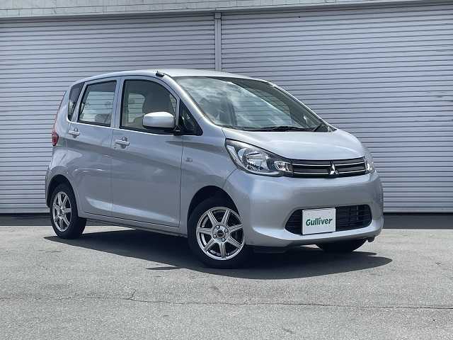 三菱 ｅＫワゴン E 長野県 2013(平25)年 1.4万km クールシルバーメタリック ETC/電格ミラー/ベンチシート/フルフラットシート/取扱説明書/保証書/記録簿