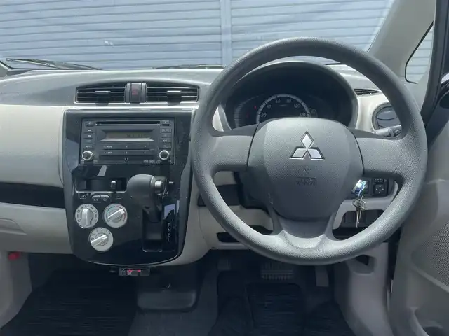 三菱 ｅＫワゴン E 長野県 2013(平25)年 1.4万km クールシルバーメタリック ETC/電格ミラー/ベンチシート/フルフラットシート/取扱説明書/保証書/記録簿
