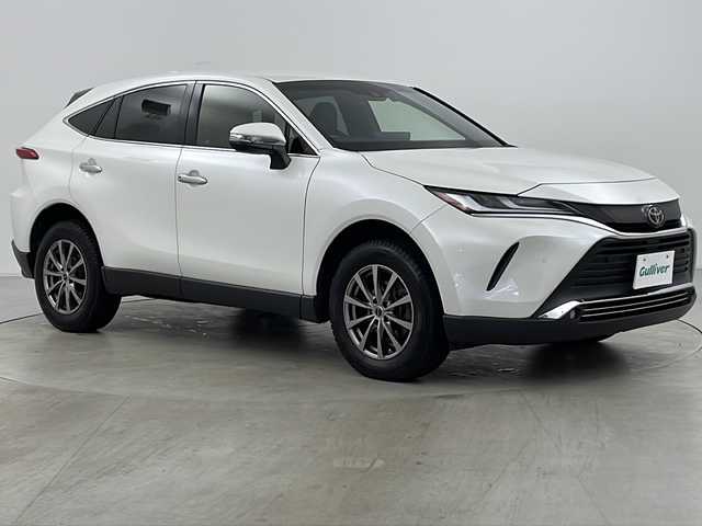 トヨタ ハリアー G 道央・札幌 2020(令2)年 4.6万km ホワイトパールクリスタルシャイン ・4WD/・寒冷地仕様/・純正ナビ/　BT/Miracast/USB/・フルセグTV/・バックカメラ/・ToyotaSaftySense/　プリクラッシュセーフティー/　レーントレーシングアシスト/　レーンディパーチャーアラート/　レーダークルーズコントロール/　オートマチックハイビーム/　ロードサインアシスト/　先行車発進お知らせ/・デジタルインナーミラー/・電動パーキングブレーキ/・運転席パワーシート/・パワーバックドア /・ワイパーデアイサー/・ビルトインETC/・オートライト/・LEDヘッドライト/・フォグランプ/・リアフォグランプ/・ミラーヒーター/・スペアキー/・積込タイヤ/・取扱説明書