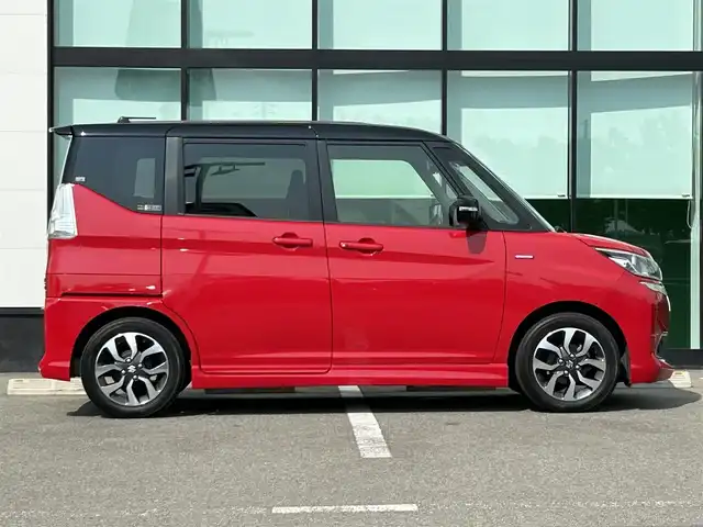 スズキ ソリオ バンディット HV MV Dカメラ ブレーキS 和歌山県 2016(平28)年 4.5万km ファーベントレッド/スーパーブラックパール 純正8インチナビ/フルセグTV/Bluetooth/CD/DVD/USB/バックカメラ/ETC/TVキャンセラー/デュアルカメラブレーキサポート/車線逸脱防止機能/クルーズコントロール/左側パワースライドドア/運転席シートヒーター/アイドリングストップ/ステアリングスイッチ/リアドアサンシェード/シートバックテーブル/LEDヘッドライト/フォグランプ/オートライト/純正15インチAW/プッシュスタート/スマートキー