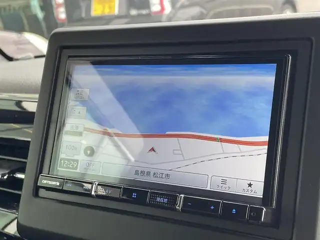ホンダ Ｎ ＢＯＸ カスタム L 島根県 2022(令4)年 3.4万km プレミアムグラマラスブロンズP 登録時走行距離33719km/社外メモリナビ /・フルセグTV/・Bluetooth接続/・CD/DVD再生/・SDミュージックサーバー/・AM/FM/HondaSENSING/・衝突回避支援ブレーキ/・誤発進抑制機能/・車線維持支援システム/・アダプティブクルーズコントロール/・標識認識機能/バックカメラ/ETC/前後ドラブレコーダー/コーナーセンサー/ベンチシート/前席シートヒーター/チップアップシート/LEDヘッドライト/スマートキー/プッシュスタート