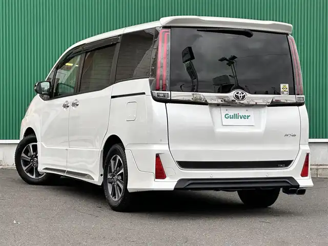 トヨタ ノア Si ダブルバイビーⅡ 宮城県 2020(令2)年 3.2万km ホワイトパールクリスタルシャイン デジタルインナーミラー/＝＝＝/TRDエアロ（F/S/R）/TRDマフラー/セーフティセンス/・プリクラッシュセーフティ/・レーンディパーチャーアラート/・オートマチックハイビーム/クリアランスソナー/パーキングサポートブレーキ/アルパイン11インチ後席モニター/パナソニック10インチナビ（CN-F1X10BD）/・CD/DVD/・Blu-ray/・Bluetooth/・フルセグTV/バックカメラ/ビルトインETC2.0/ドライブレコーダー/両側パワースライドドア/ハーフレザーシート/革巻きステアリング/クルーズコントロール/LEDヘッドランプ/フォグランプ/オートライト/スマートキー＆プッシュスタート/電動格納ミラー/純正16インチAW/純正フロアマット/ドアバイザー/Wエアバッグ