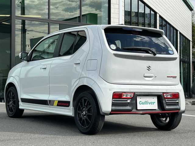 スズキ アルト ワークス 愛媛県 2019(令1)年 1.5万km ピュアホワイトP 社外7インチナビ（Bluetooth/フルセグTV/DVD再生）/前席純正レカロシート/ETC/純正エアロパーツ/パドルシフト/ステアリングスイッチ/社外フロアマット/純正アルミホイール/ウィンカーミラー/後方コーナーセンサー/フットイルミネーション/フォグランプ/スマートキー×2