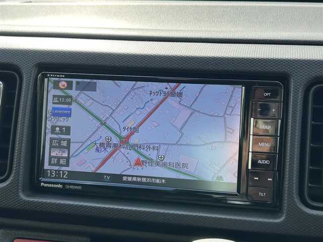 スズキ アルト ワークス 愛媛県 2019(令1)年 1.5万km ピュアホワイトP 社外7インチナビ（Bluetooth/フルセグTV/DVD再生）/前席純正レカロシート/ETC/純正エアロパーツ/パドルシフト/ステアリングスイッチ/社外フロアマット/純正アルミホイール/ウィンカーミラー/後方コーナーセンサー/フットイルミネーション/フォグランプ/スマートキー×2