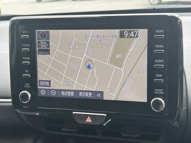 トヨタ ヤリスクロス ハイブリッド Z 福島県 2021(令3)年 5万km ブラックマイカ ワンオーナー/4WD/純正メモリナビ/「USB/BT/MiraCast」/電動リアゲート/純正アルミホイール＋スタッドレスタイヤセット車載/レーダークルーズコントロール/ハーフレザーシート/運転席・助手席シートヒーター/ビルトインETC/バックカメラ/ステアリングスイッチ/オートLEDヘッドライト/フォグランプ/オートマチックハイビーム/ヘッドライトレベライザー/純正フロアマット/ヒルスタートアシスト/横滑り防止装置
