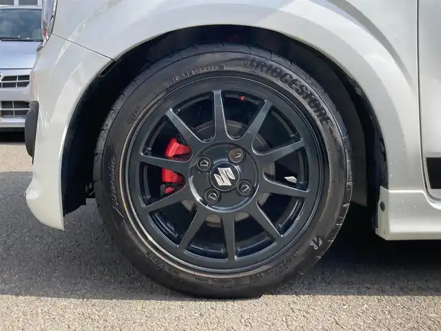 スズキ アルト ワークス 静岡県 2017(平29)年 3.7万km ピュアホワイトP 社外7V型ナビ(AVIC-RZ900)/　AM FM CD DVD Bluetooth SD/フルセグTV/ビルトインETC/前後方ドライブレコーダー/LEDオートヘッドランプ/CUSCOタワーバー/ターボ/純正15インチアルミホイール/スマートキー2本/5速MT/RECAROスポーツシート/社外マフラー/車高調