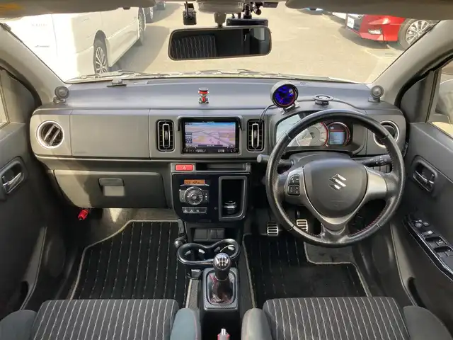 スズキ アルト ワークス 静岡県 2017(平29)年 3.7万km ピュアホワイトP 社外7V型ナビ(AVIC-RZ900)/　AM FM CD DVD Bluetooth SD/フルセグTV/ビルトインETC/前後方ドライブレコーダー/LEDオートヘッドランプ/CUSCOタワーバー/ターボ/純正15インチアルミホイール/スマートキー2本/5速MT/RECAROスポーツシート/社外マフラー/車高調