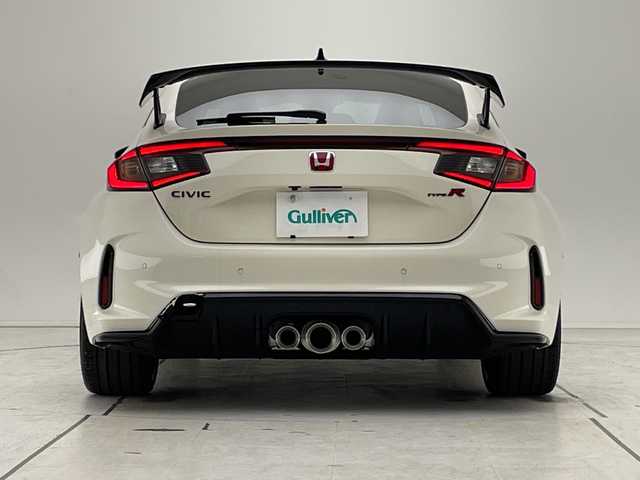ホンダ シビック タイプR 愛知県 2025(令7)年 0.1千km チャンピオンシップホワイト 登録済未使用車/純正9型ディスプレイオーディオナ/レーダークルーズコントロール/バックカメラ/コーナーセンサー/純正アルミホイール/ETC2.0/ブラインドスポットモニター/LEDヘッドライト/オートマチックハイビーム/キャリパー/衝突軽減システム/フルセグ/Bluetooth/ステアリングスイッチ/スマートキー/プッシュスタート