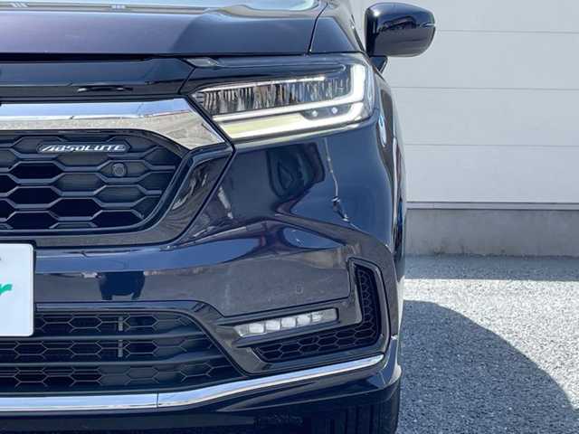ホンダ オデッセイ ハイブリッド e:HEVアブソルート EX 茨城県 2022(令4)年 1.6万km プレミアムヴィーナスブラックP ワンオーナー/10インチ純正ナビ/全方位カメラ/両側パワースライドドア/LEDヘッドライト/BSM/ホンダセンシング/レーダークルーズコントロール/ハーフレザーシート/シートヒーター/パワーシート/パワーバックドア/純正フロアマット/ドアバイザー/スプッシュスタート/スマートキー×２/WAC/ビルドインETC/コーナーセンサー