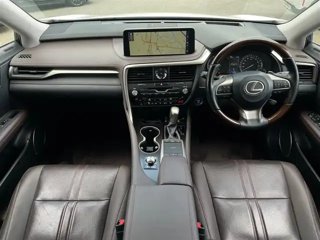 レクサス ＲＸ 450hL 山梨県 2020(令2)年 4.2万km ソニッククォーツ ７人乗/SR /茶革 /リアエンター/三眼　/ACC/純正メモリナビ/ＢＴ/フルセグ/ＢＤ/全周囲カメラ/Ｐシート/シートＨ/ベンチレーション/電動リアＧ/ＨＵＤ/ステアリングＨ/ＢＳＡ/ＬＫＡ/フットＯ/Ａハイビーム