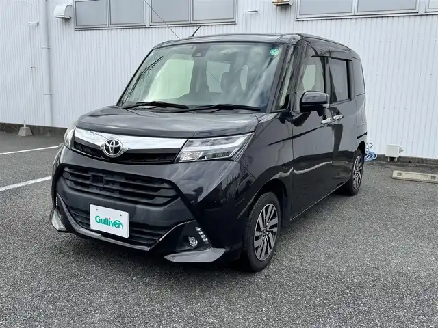 トヨタ タンク G S 静岡県 2017(平29)年 8.6万km ブラックマイカメタリック ワンオーナー/スマートアシストII/・衝突警報機能（対車両・対歩行者）/・衝突回避支援ブレーキ機能/・誤発進抑制制御機能/・後方誤発進抑制機能/・車線逸脱警報/・先行車発進お知らせ機能/純正SDナビ（NSZT-W66T)/・フルセグTV・Bluetooth/・AM/FMラジオ・DVD・CD・SD/・ハンズフリー/バックカメラ/ETC/両側パワースライドドア/前席シートヒーター/革調シートカバー/スマートキー/プッシュスタート/ドアバイザー/フロアマット/車両・ナビ取説/新車時保証書