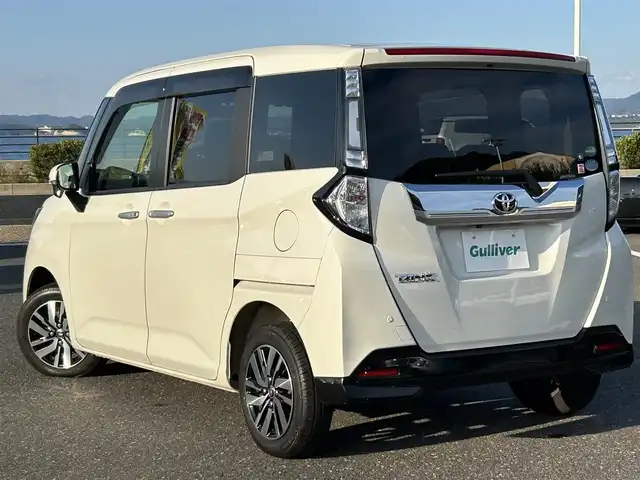 トヨタ タンク カスタムG S 島根県 2018(平30)年 1.2万km パールホワイトⅢ 登録時走行距離　11328km/取扱説明書(車両/ナビ)/保証書/純正SDナビ(Bluetooth/AM/FM)/フルセグテレビ/バックカメラ/両側パワースライドドア/クルーズコントロール/オートライト/レーンアシスト/横滑り防止装置/コーナーセンサー/LEDライト/プッシュスタート/ビルトインETC/純正14インチアルミホイール