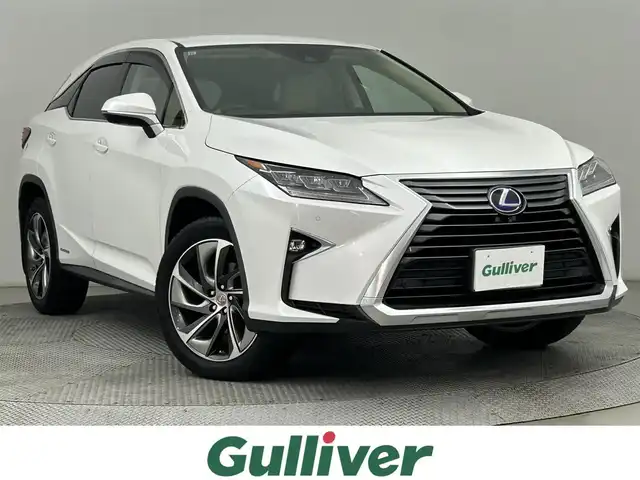 レクサス ＲＸ 450h バージョンL 道央・札幌 2017(平29)年 2.3万km ソニッククォーツ ・４WD/・メーカーナビ/・CD＆DVD＆フルセグTV＆BT/・本革シート/・D+N席シートヒーター＆ベンチレーション/・D+N席パワーシート/・衝突軽減ブレーキ/・ヘッドアップディスプレイ/・レーダークルーズコントロール/・コーナーセンサー/・パワーバックドア/・三眼LEDヘッドライト/・横滑り防止機能/・盗難防止システム/・オートライト/・オートハイビーム/・レーンアシスト/・純正アルミホイール/・純正フロアマット/・ドライブレコーダー前後/・ETC２.０/・スマートキー＆プッシュスタート/・スペア＆カードキー/・純正エンジンスターター