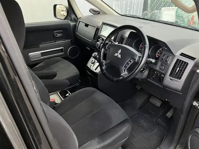 三菱 デリカＤ：５ D－Power package 道南・函館 2016(平28)年 5.5万km ダイヤモンドブラックマイカ /純正ナビ//フルセグTV//バックカメラ//ドライブレコーダー前後//ETC//オートクルーズコントロール//両側パワースライドドア//前席シートヒーター//ルーフラック//リアラダー//パドルシフト//HIDヘッドライト//オートライト//スマートキー