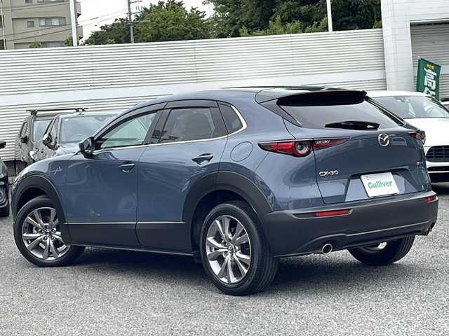 マツダ ＣＸ－３０ 20S Lパッケージ 東京都 2020(令2)年 5.5万km ポリメタルグレーM ワンオーナー/新車時保証書　整備記録簿/取扱説明書　ナビ説明書/スマートブレーキサポート/AT誤発進抑制制御【前/後】/レーンキープアシストシステム/レーダークルーズコントロール/ブラインドスポットモニタリング/アイドリングストップ/純正SDナビ/フルセグTV/CD/DVD/USB/BT/HDMI/360度カメラ　ETC/ドライブレコーダー【前後】/レザーシート/シートヒーター/運転席パワーシート/パワーバックドア/LEDヘッドライト/オートライト/スマートキー×2/パドルシフト付皮巻きハンドル/サイド/カーテンエアバック/横滑り防止装置/純正18インチアルミ