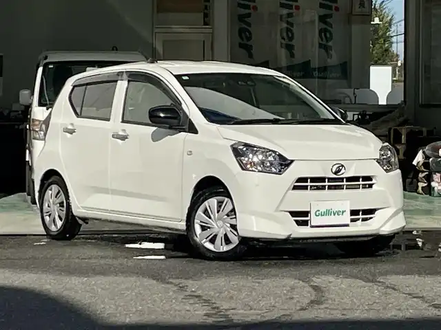 ダイハツ ミラ イース X SAⅢ 宮城県 2017(平29)年 4.7万km ホワイト 社外SDナビ/FM/AM/BT/コーナーセンサー/横滑り防止装置/衝突被害軽減システム/アイドリングストップ/LEDライト/オートマチックハイビーム/盗難防止装置/純正スチール冬タイヤ14インチ/社外アルミ夏タイヤ14インチ/電動格納ミラー/前後ドライブレコーダー/フロアマット/ETC