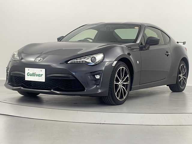 トヨタ ８６ GT 福島県 2018(平30)年 2.4万km ダークグレーメタリック /禁煙車//リアスポイラー//純正7インチナビ/・BT.CD.SD.AUX/・ワンセグTV//バックカメラ//ETC//ドライブレコーダー（F）//プッシュスタート//スマートキー×2//横滑り防止//LEDヘッドライト//LEDフォグライト//純正フロアマット//純正17インチAW