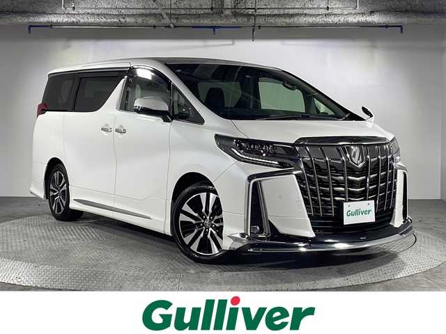 トヨタ アルファード S Cパッケージ 沖縄県 2022(令4)年 5.8万km ホワイトパールクリスタルシャイン ワンオーナー　/禁煙車/純正９インチナビ/（フルセグＴＶ　Ｂｌｕｅｔｏｏｔｈ）/バックカメラ/純正フリップダウンモニター　/モデリスタエアロ/前後ドライブレコーダー　/両側パワースライドドア　/社外デジタルインナーミラー/ＥＴＣ２．０/トヨタセーフティセンス/・プリクラッシュセーフティ/・レーンディパーチャーアラート/・オートマチックハイビーム/クルーズコントロール/レザーシート/パワーシート/シートヒーター、エアシート