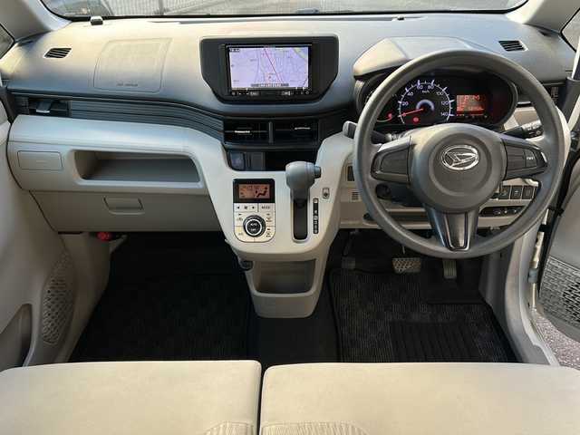 ダイハツ ムーヴ X SA 広島県 2014(平26)年 5.9万km パールホワイトⅢ 社外ナビ【AVIC-RZ86】/(CD/DVD/MSV/BT/SD)/衝突軽減/横滑り防止/ヘッドライトレベライザー/オートライト/スマートキー/プッシュスタート/スペアキー/ETC/ドアバイザー/リアセンサー/純正フロアマット/電格ミラー