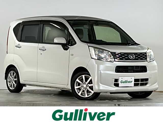 ダイハツ ムーヴ X SA 広島県 2014(平26)年 5.9万km パールホワイトⅢ 社外ナビ【AVIC-RZ86】/(CD/DVD/MSV/BT/SD)/衝突軽減/横滑り防止/ヘッドライトレベライザー/オートライト/スマートキー/プッシュスタート/スペアキー/ETC/ドアバイザー/リアセンサー/純正フロアマット/電格ミラー