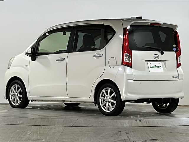 ダイハツ ムーヴ X SA 広島県 2014(平26)年 5.9万km パールホワイトⅢ 社外ナビ【AVIC-RZ86】/(CD/DVD/MSV/BT/SD)/衝突軽減/横滑り防止/ヘッドライトレベライザー/オートライト/スマートキー/プッシュスタート/スペアキー/ETC/ドアバイザー/リアセンサー/純正フロアマット/電格ミラー