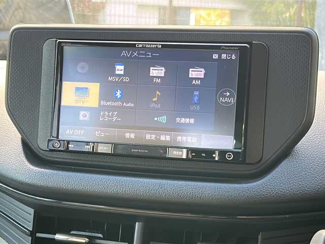 ダイハツ ムーヴ X SA 広島県 2014(平26)年 5.9万km パールホワイトⅢ 社外ナビ【AVIC-RZ86】/(CD/DVD/MSV/BT/SD)/衝突軽減/横滑り防止/ヘッドライトレベライザー/オートライト/スマートキー/プッシュスタート/スペアキー/ETC/ドアバイザー/リアセンサー/純正フロアマット/電格ミラー