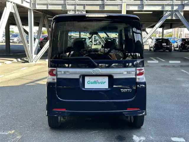 ダイハツ タント カスタム Vセレクションターボ 静岡県 2009(平21)年 9.1万km ミスティックブルーマイカアロワナ ウィンカーミラー/フォグランプ