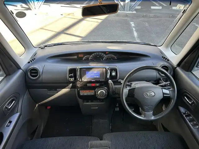 ダイハツ タント カスタム Vセレクションターボ 静岡県 2009(平21)年 9.1万km ミスティックブルーマイカアロワナ ウィンカーミラー/フォグランプ