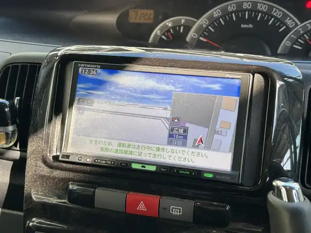 ダイハツ タント カスタム Vセレクションターボ 静岡県 2009(平21)年 9.1万km ミスティックブルーマイカアロワナ ウィンカーミラー/フォグランプ