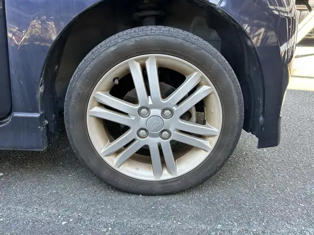 ダイハツ タント カスタム Vセレクションターボ 静岡県 2009(平21)年 9.1万km ミスティックブルーマイカアロワナ ウィンカーミラー/フォグランプ