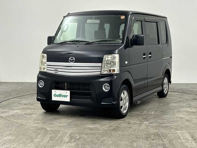 マツダ スクラム ワゴン PZターボ 三重県 2012(平24)年 3.8万km ブルーイッシュブラックパール3 /禁煙車//社外7型メモリーナビ//オートエアコン//ETC//HID//片側パワースライドドア//リモコンキー//ドアバイザー//純正13インチアルミホイール//ターボ//フォグライト