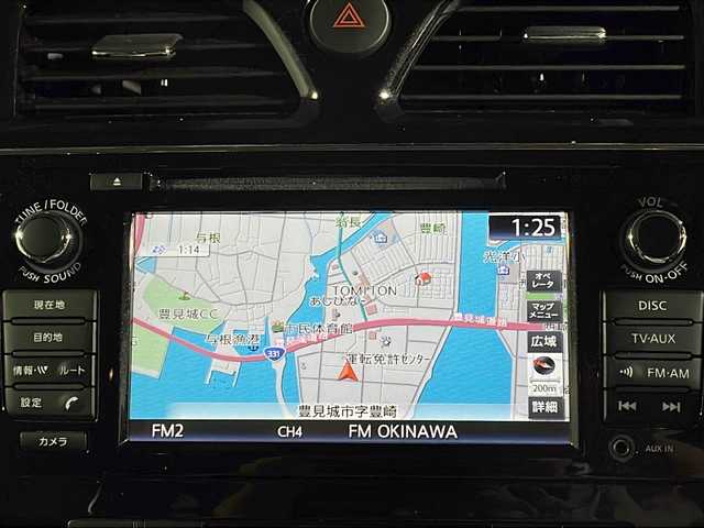 日産 セレナ HWS S HV Vセレ +Sefty 沖縄県 2014(平26)年 6.9万km ダイヤモンドブラック 禁煙車　/８人乗り　/純正７インチナビ/（ＢＴ，フルセグ，ＡＭ／ＦＭ，ＣＤ／ＤＶＤ）　/アラウンドビューモニター　/両側パワースライドドア　/純正11インチフリップダウンモニター　/クルーズコントロール　/コーナーセンサー/エマージェンシーブレーキ/ビルトインＥＴＣ　/純正ドアバイザー/純正フロアマット/純正１６インチアルミホイール