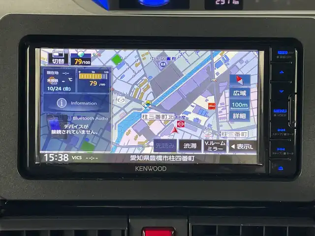ダイハツ タント カスタム RS 愛知県 2024(令6)年 0.3万km シャイニングホワイトパール 7インチナビ/（CD/DVD/Bluetooth/フルセグTV）/バックカメラ/スマートアシストIII/・衝突軽減ブレーキ/・レーンキープアシスト/・オートマチックハイビーム/・誤発進抑制機能/・パーキングセンサー/ETC/シートヒーター/両側パワースライドドア/純正15インチアルミホイール/アイドリングストップ/スマートキー/スペアキー1本/プッシュスタート/LEDヘッドライト/フロントフォグランプ/オートライト/純正フロアマット/横滑り防止装置
