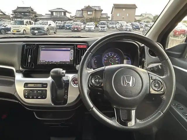 ホンダ Ｎ ＷＧＮ カスタム G ターボパッケージ 熊本県 2014(平26)年 7万km プレミアムゴールドパープルパール 純正ナビ/・AM/FM/CD/DVD/BT/SD/・ワンセグTV/バックカメラ/ETC/衝突軽減ブレーキ/横滑り防止装置/革巻きステアリング/ステアリングスイッチ/パドルシフト/フォグランプ/オートライト/ドライブレコーダー/クルーズコントロール/純正フロアマット/純正アルミホイール/電動格納ミラー/ウインカーミラー/ドアバイザー/スペアキー