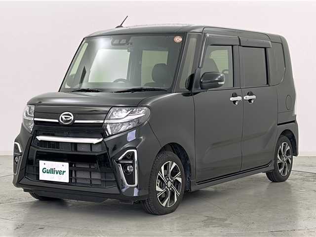 ダイハツ タント カスタム X セレクション 宮城県 2020(令2)年 4.8万km ブラックマイカメタリック 禁煙車/スマートアシスト/・衝突軽減ブレーキ/・レーンキープアシスト/・オートハイビームアシスト/・前後コーナーセンサー/社外SDナビ/・CD.DVD.SD.BT/フルセグTV/バックモニター/両側パワースライドドア/ハーフレザーシート/・前席シートヒーター/社外ドライブレコーダー/ETC/LEDヘッドライト/フォグランプ/アイドリングストップ/横滑り防止装置/プッシュスタート/スマートキー/純正14インチアルミホイール/純正フロアマット/サンシェード/シートバックテーブル